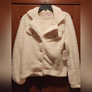 Pink lily jacket size M.